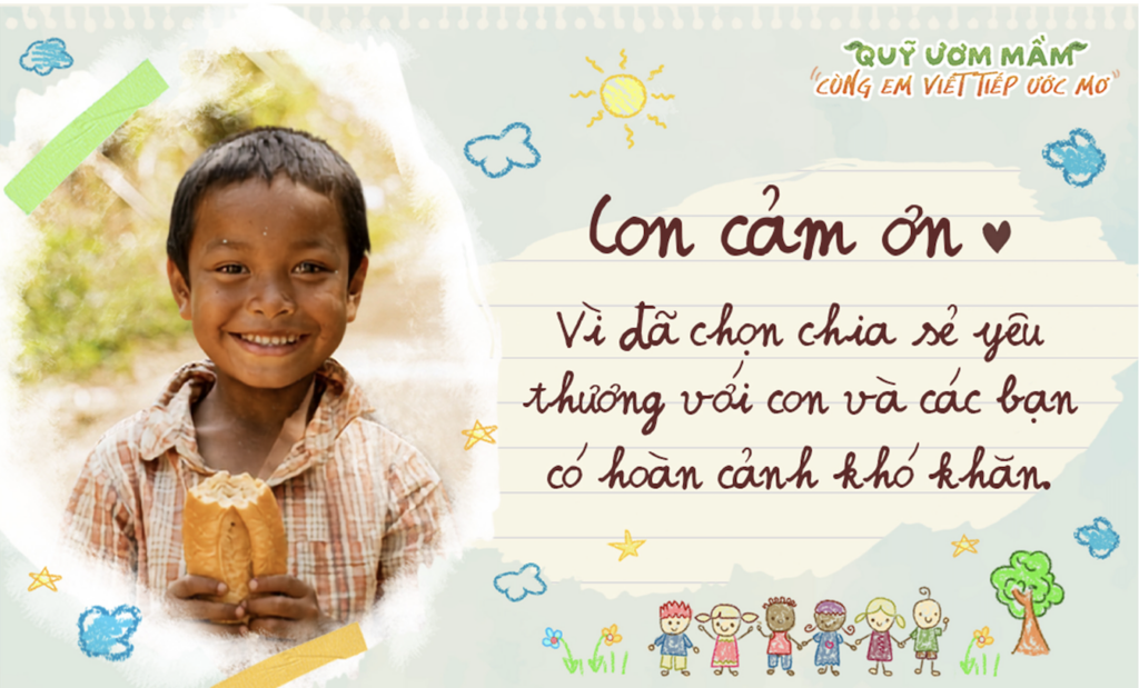 Cùng nhìn lại hành trình sẻ chia tại Lễ hội Việt Nam ở Nhật Bản, nơi mỗi phiếu bánh mì được quy đổi thành 1.000 yên, góp thêm những bữa ăn ấm áp cho trẻ em có hoàn cảnh khó khăn thông qua Quỹ Ươm Mầm.